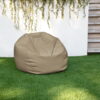 Sorra Home Tan Bean Bag Comfy Chair for All Ages