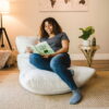 Big Joe Roma Bean Bag Chair, Smartmax 3ft, Moonstone Tessellation