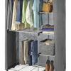 Whitmor Deluxe Utility Closet Organizer - 6 Shelves - Metal - Removable Cover