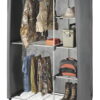 Whitmor Deluxe Utility Closet Organizer - 6 Shelves - Metal - Removable Cover