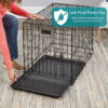 MidWest Homes For Pets Double Door iCrate Metal Dog Crate, 42" MidWest Homes For Pets Double Door iCrate Metal Dog Crate, 42"