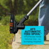 BLACK+DECKER LST136 40V MAX* Lithium High Performance String Trimmer with Power Command