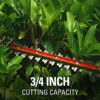 Greenworks 24V 22" Hedge Trimmer with 15Ah Battery and Charger, 2205402