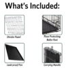 MidWest Homes for Pets Ultima Pro Series 42' Dog Crate | Extra-Strong Double Door Folding Metal Dog Crate w/Divider Panel, Floor Protecting 'Roller Feet' & Leak-Proof Plastic Pan