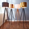 Teamson Home Romanza 60.23" Postmodern Tripod Floor Lamp with Drum Shade, Matte Black Teamson Home Romanza 60.23" Postmodern Tripod Floor Lamp with Drum Shade, Matte Black