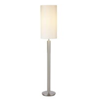 Adesso Hollywood Floor Lamp, Brushed Steel
