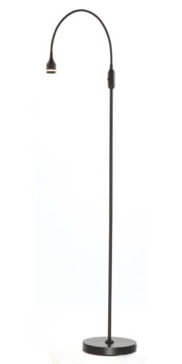 Adesso Prospect LED Floor Lamp, Matte Black