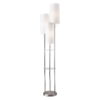 Adesso Trio Floor Lamp in Stainless Steel Finish Color