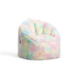 Big Joe Milano Bean Bag Chair, Plushie, 2.5ft, Unicorn Rainbow