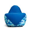 Big Joe Warp Bean Bag Chair, Kids/Teens, Spandex/Smartmax 2.5ft, Blue Camo/White