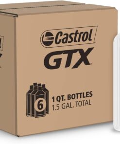 Castrol 6146 GTX 10W-40 Motor Oil, 1 Quart, 6 Pack