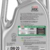 Castrol GTX Full Synthetic 0W-20 Motor Oil, 5 Quarts, Pack of 3