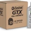 Castrol GTX Full Synthetic 5W-30 Motor Oil, 1 Quart, Pack of 6