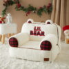 Dearfoams Bean Bag Chair, Red
