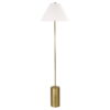 Evelyn&Zoe Contemporary 64 in 1-Light Adjustable Height Floor Lamp, Gold