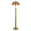 Evelyn&Zoe Mid-Century 58 in 1-Light Adjustable Height Floor Lamp, Gold