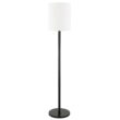Evelyn&Zoe Traditional Floor Lamp with Round Base