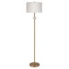 Evelyn&Zoe Traditional Metal Floor Lamp with Alabaster Accents