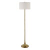 Evelyn&Zoe Transitional 62 in 1-Light Adjustable Height Floor Lamp, Gold