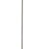 Fiona Torchiere Floor Lamp in a Brushed Steel Finish and White Marble Base