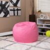 Flash Furniture Dillon Kids Bean Bag Chair, Light Pink