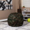 Flash Furniture Small Camouflage Refillable Bean Bag Chair for Kids and Teens