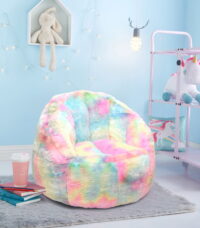 Heritage Club Bean Bag Chair, Pastel Tie Dye
