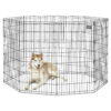 MidWest Foldable Metal Exercise Pet Dog Playpen, without Door, 48