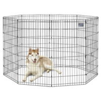 MidWest Foldable Metal Exercise Pet Dog Playpen, without Door, 48"H