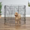MidWest Home for Pets Dog Foldable Metal Exercise Playpen with Door, 48