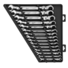 Milwaukee 48-22-9513 144-Position Flex-Head Ratcheting Combination Wrench Set Metric (15-Piece)