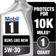 Mobil 1 Advanced Full Synthetic Motor Oil 5W-30, 6-pack of 1 quarts