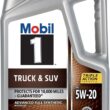 Mobil 1 Truck & SUV Full Synthetic Motor Oil 5W-20, 5 Quart