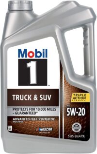 Mobil 1 Truck & SUV Full Synthetic Motor Oil 5W-20, 5 Quart
