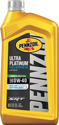 Pennzoil Ultra Platinum Full Synthetic 0W-40 Motor Oil (1 Quart, Case of 6)