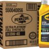 Pennzoil Ultra Platinum Full Synthetic 0W-40 Motor Oil (1 Quart, Case of 6)