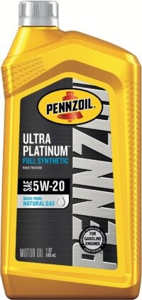 Pennzoil Ultra Platinum Full Synthetic 5W-20 Motor Oil (1-Quart, Case of 6)