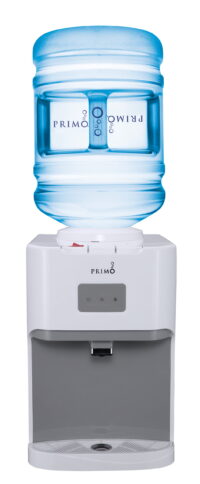 Primo Deluxe Countertop Water Dispenser Top Loading, Hot/Cold/Room Temp, White