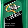 Quaker State Advanced Durability Conventional 5W-20 Motor Oil (1-Quart, Case of 6)