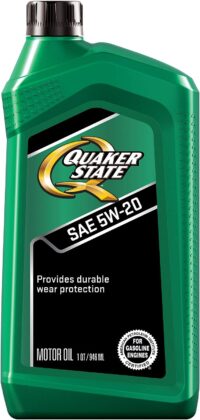 Quaker State Advanced Durability Conventional 5W-20 Motor Oil (1-Quart, Case of 6)