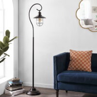 SAFAVIEH Archie 68" Floor Lamp | Black |