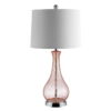 SAFAVIEH Finnley Contemporary Chic with USB Port Table Lamp, Blush