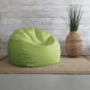 Sorra Home Green Bean Bag Comfy Chair for All Ages