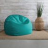 Sorra Home Teal Green Bean Bag Comfy Chair for All Ages