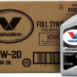 Valvoline Advanced Full Synthetic SAE 5W-20 Motor Oil 1 QT, Case of 6