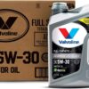Valvoline Advanced Full Synthetic SAE 5W-30 Motor Oil 5 QT, Case of 3