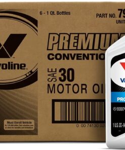 Valvoline Daily Protection SAE 30 Conventional Motor Oil 1 QT, Case of 6
