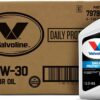 Valvoline Daily Protection SAE 5W-30 Synthetic Blend Motor Oil 1 QT, Case of 6