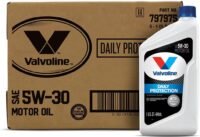 Valvoline Daily Protection SAE 5W-30 Synthetic Blend Motor Oil 1 QT, Case of 6