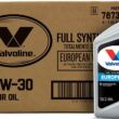 Valvoline European Vehicle Full Synthetic SAE 5W-30 Motor Oil 1 QT, Case of 6